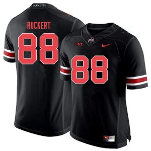 Men's Ohio State Buckeyes #88 Jeremy Ruckert Black Out Nike NCAA College Football Jersey October IUL1244OX